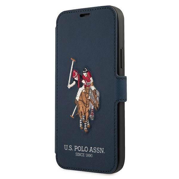 US Polo USFLBKP12MPUGFLNV iPhone 12/12 Pro 6,1" kék könyvtok Polo
Embroidery Collection