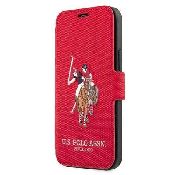 US Polo USFLBKP12MPUGFLRE iPhone 12/12 Pro 6,1" piros könyvtok Polo
Embroidery Collection