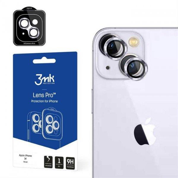 3MK Lens Protection Pro iPhone 14 6,1" lila kamera védőfólia
rögzítőkerettel