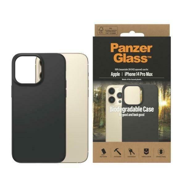 PanzerGlass biológiailag lebomló tok iPhone 14 Pro Max 6,7" fekete