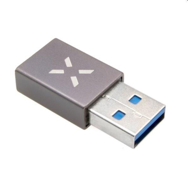FIXED Link Redukció alumíniumból USB-A / USB-C, szürke