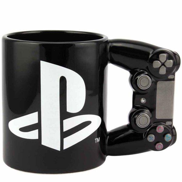Bögre Playstation Kontroller Fekete DS4 (PlayStation)