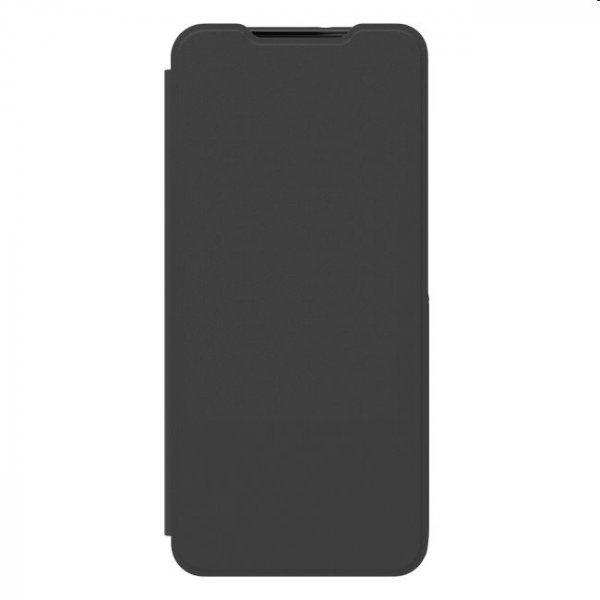 Flip Wallet Cover tok Samsung Galaxy A22 - A225F számára, Fekete (GP-FWA225AM)