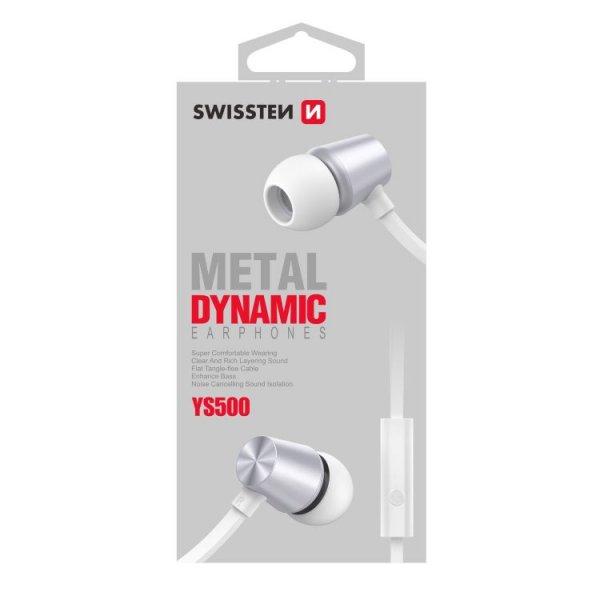 Fülhallgató Swissten Dynamic YS500, ezüst