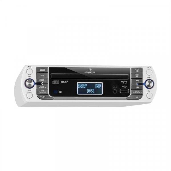 Auna KR-400 CD, konyhai rádió, DAB+/PLL FMrádió, WiFi, CD/MP3-lejátszó,
fehér