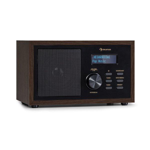 Auna Ambient, DAB+/FM rádió, BT 5.0, AUX-In, LCD kijelző, Ébresztőóra
időzítővel