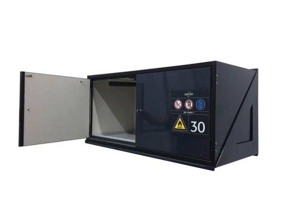 Veszélyesanyag-tároló szekrény doboz, falra szerelhető kivitel, gyúlékony
folyadékokhoz, 995x470x482 mm