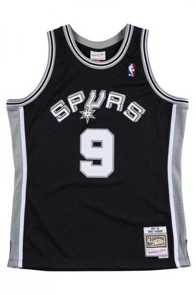 Mitchell & Ness San Antonio Spurs #9 Tony Parker Swingman Jersey black/black