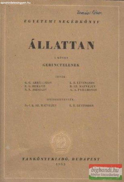 Állattan I-II.