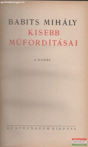 Babits Mihály kisebb műfordításai