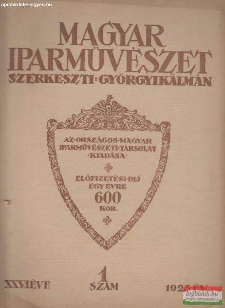 Magyar Iparművészet 1923. 1. szám