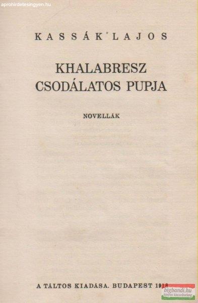 Khalabresz csodálatos pupja