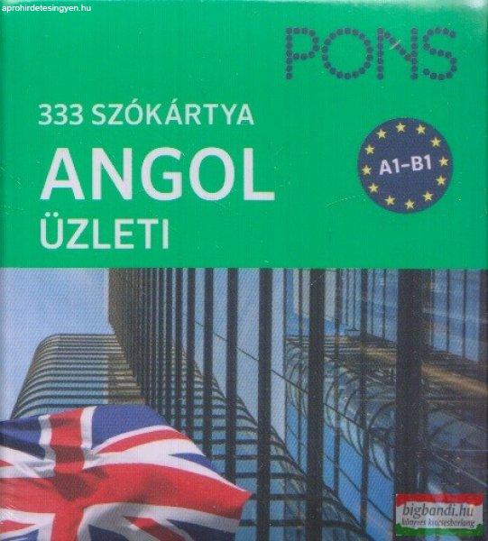  PONS Üzleti szókártyák angol nyelvből - 333 szó - üzleti angol szókincs