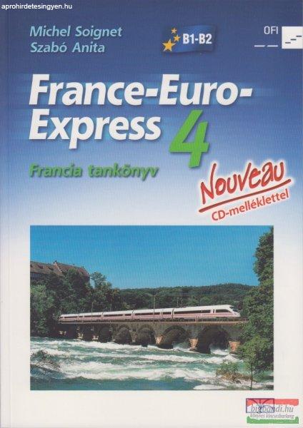 France-Euro-Express 4 Nouveau - Francia tankönyv - CD - melléklettel