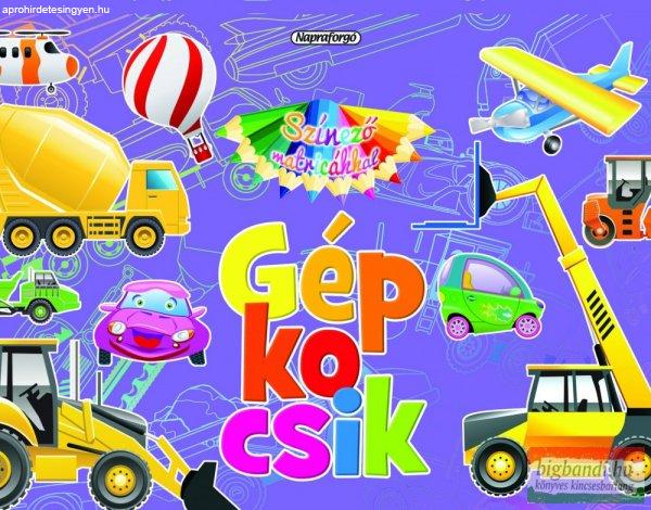 Színező matricákkal - Gépkocsik