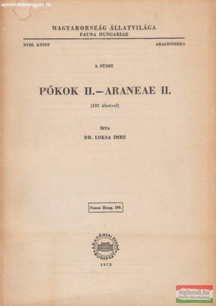 Dr. Loksa Imre - Pókok II. - Araneae II./3. füzet