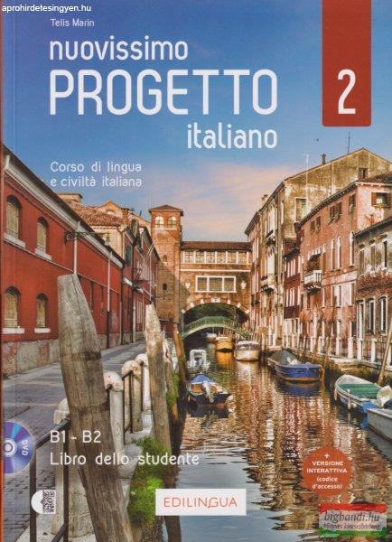 Nuovissimo Progetto italiano 2 - B1-B2 Libro dello studente + DVD vagy
letölthető hanganyag