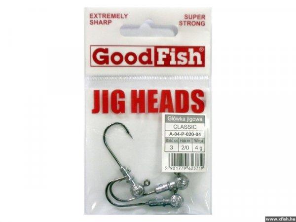 Good Fish Jig Horog Ezüst 2-es 3g 3db/csomag