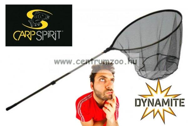 Merítő Dynamite Baits Carp Spirit Landing Net 65x55cm fej gumírozott háló
225cm nyél (5053225)