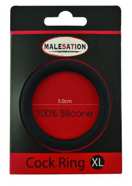 Malesation Silicone Cock Ring Black XL