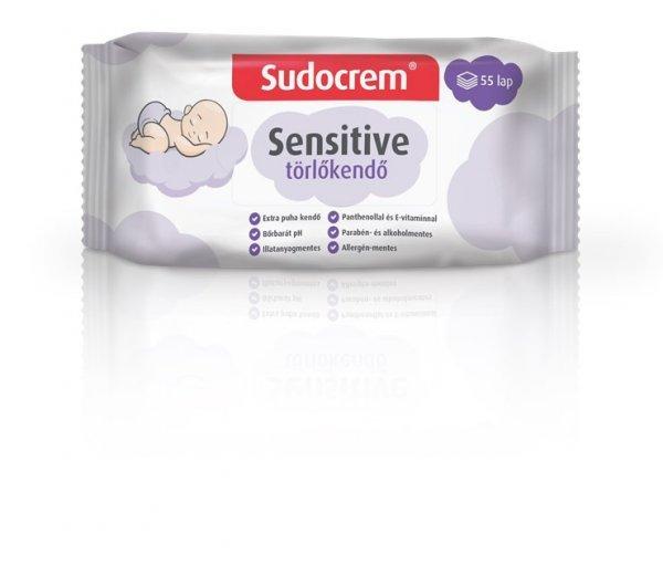 Sudocrem Sensitive 55 lapos törlőkendő
