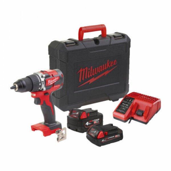 Milwaukee M18 CBLPD-422C Akkus ütvefúró-csavarozó szénkefementes, kofferben