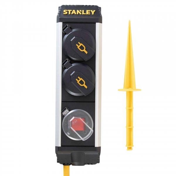 Stanley SXECCC0LAJE 2-es elosztó kapcsolóval, leszúrható