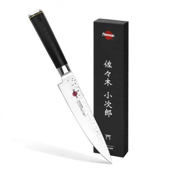 Fissman-Kensei Kojiro szeletelő kés, AUS-8 acél, 18 cm, ezüst/fekete
