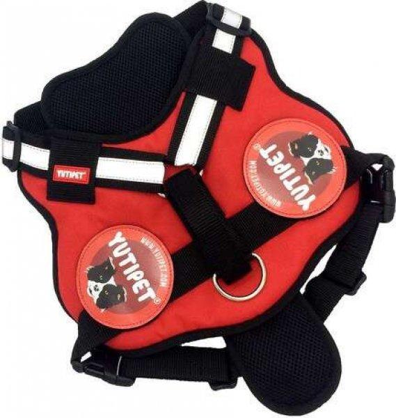 Yutipet párnázott biztonsági kutyahám (Piros; L2; Haskörméret: 75-95 cm,
Nyakkörméret: 60-85 cm)