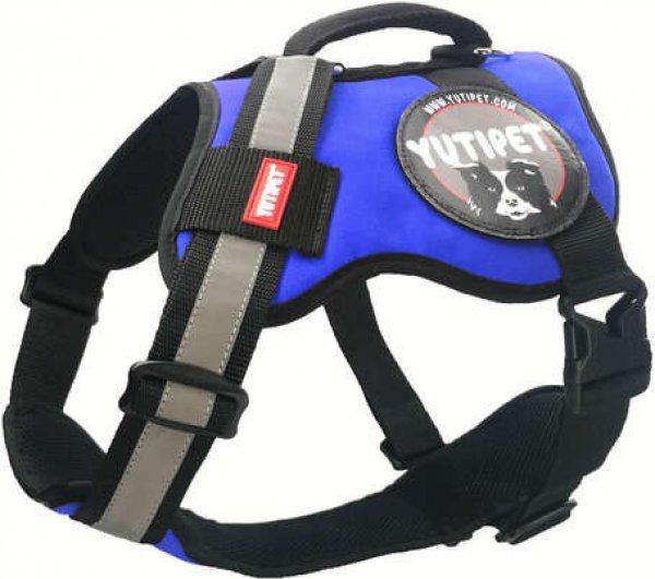 Yutipet párnázott biztonsági kutyahám (Kék; L; Haskörméret: 70-80 cm,
Nyakkörméret: 50-75 cm)