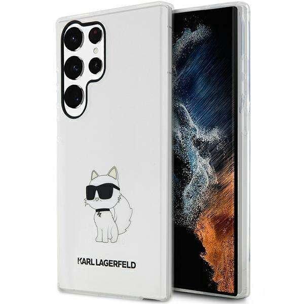 Telefontok Samsung Galaxy S23 Ultra - Karl Lagerfeld Ikonik Choupette -
átlátszó műanyag hátlap tok