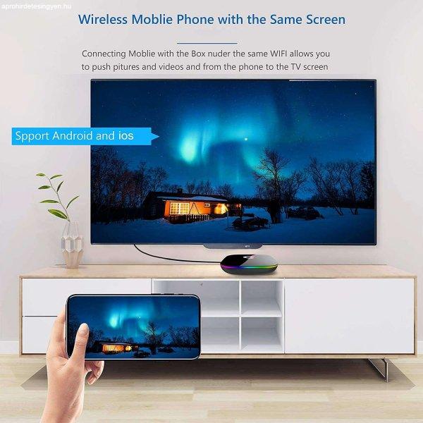 MEIQ-IT Smart TV adapter – Q PLus Ultra HD TV okosító – Android 9.0 (BBV) 