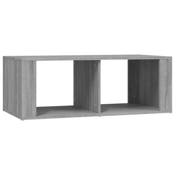 Szürke sonoma szerelt fa dohányzóasztal 100x50x36 cm