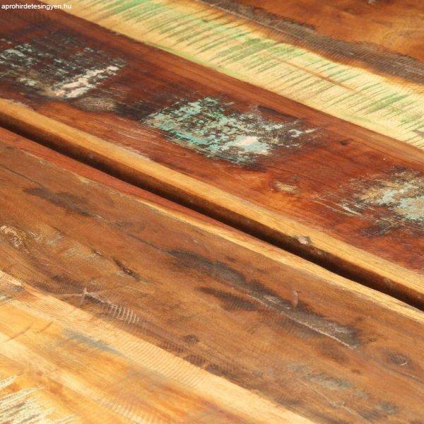 Tömör újrahasznosított fa dohányzóasztal 142 x 90 x 42 cm