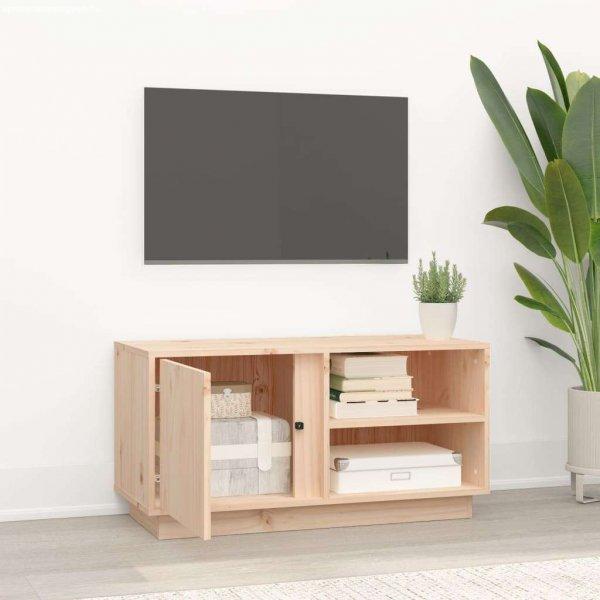 vidaXL tömör fenyőfa TV-szekrény 80x35x40,5 cm