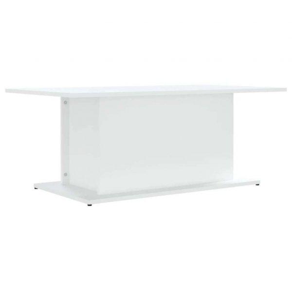 Fehér forgácslap dohányzóasztal 102 x 55,5 x 40 cm
