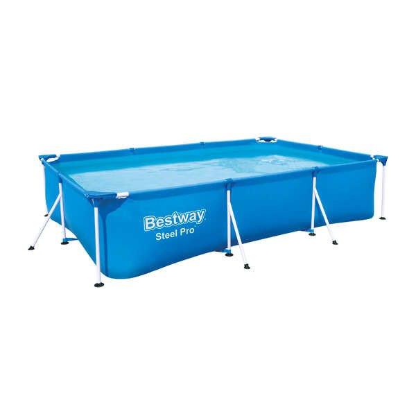 Bestway Steel Pro Ground Pool 300x201x66cm Fémvázas medence vízforgatóval
és szűrőbetéttel (CH56411) #kék