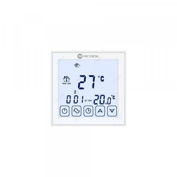 Szobatermosztát Rcool Vision WIFI , wifivel programozható termosztát smart
LCD programozható nagy kijelző hetiprogram háttérvilágítás