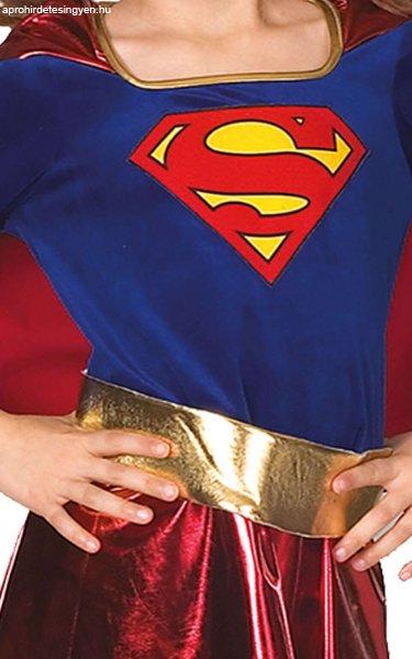 Supergirl Deluxe jelmez lányoknak 120 - 130 cm 5-7 éveseknek