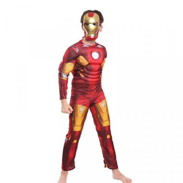 Iron Man izomruha fiúnak 120-130 cm 5-7 év