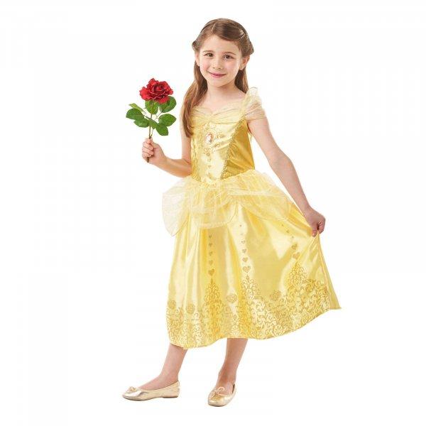 Disney Belle jelmez, Szépség és a Szörnyeteg, Glitter Princess Belle,
Rubie's, L, 7-8 év