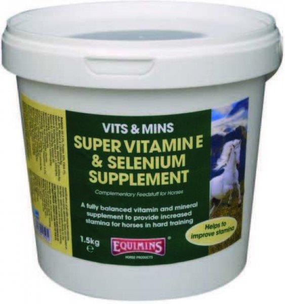 Equimins Super Vitamin E & Selenium lovaknak 1.5 kg