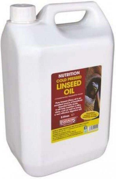 Equimins Linseed Oil - Hidegen sajtolt lenmagolaj lovaknak 2.5 l