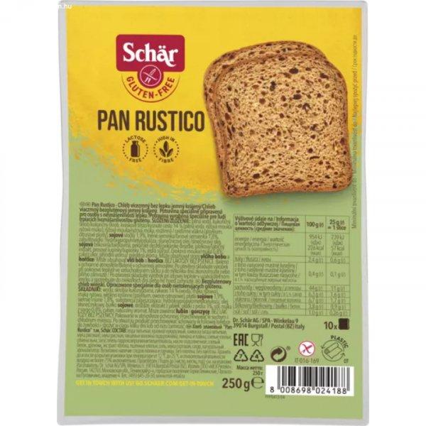 GLUTÉNMENTES SCHAR PAN RUSTICO KENYÉR 250G