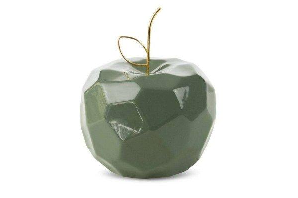 Apel kerámia figura Zöld/arany 16x16x13 cm