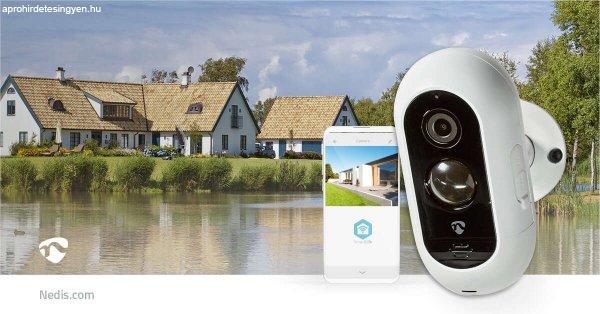 SmartLife kültéri kamera | Wi-Fi | Full HD 1080p | IP65 | Max. akku
élettartam: 6 hónap | Felhőalapú Tárolás (opcionális) / microSD (nem
tartozék) | 5 V DC | Mozgásérzékelővel | Éjjellátó | Fehér