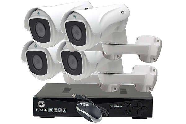 Pro Vision FULL HD komplett 4 kamerás megfigyelő rendszer 5,0MP-s PTZ kamera 4
db IP Kamerás Rendszer szett nvr PTZ 10x zoom