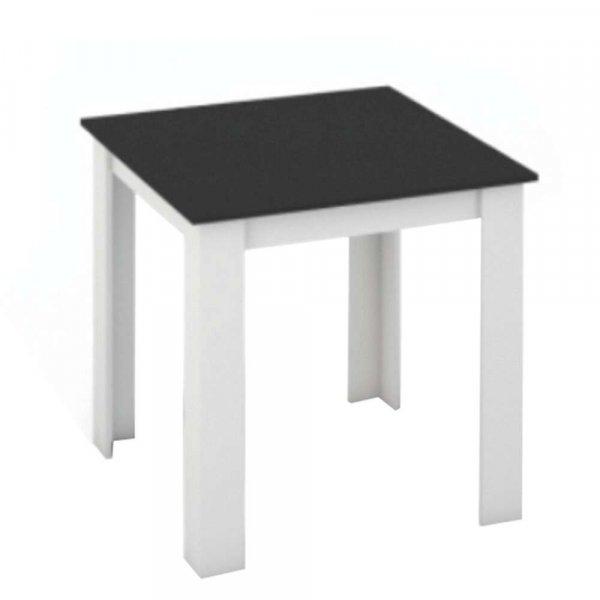 Kraz K75_80 Étkezőasztal #fehér-fekete