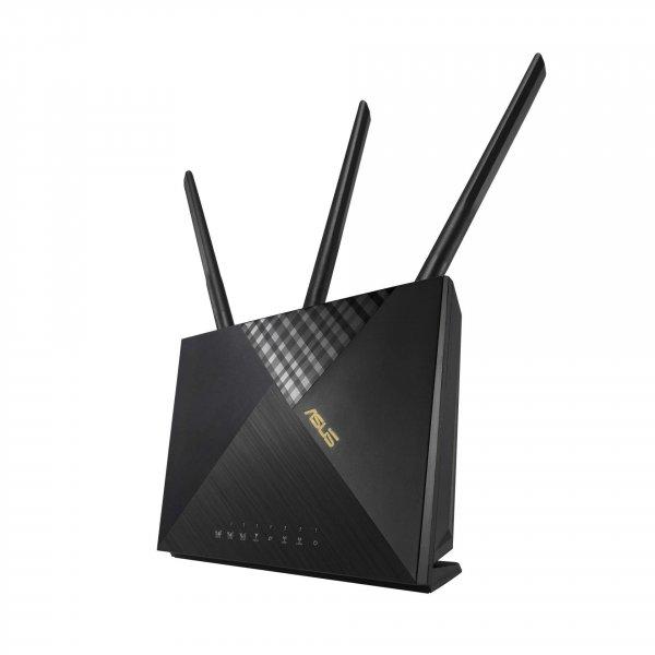 Asus 4G-AX56 4G Modem + Wireless Router Dual Band AX1800 1xWAN(1000Mbps) +
4xLAN(1000Mbps), 4G-AX56