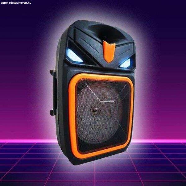 SKY Boombox Fh-809 Nagy teljesítményű Hangfal Bluetooth-s Hordozható party
hangdoboz, beépített akkumulátorral és LED fénnyel Master Blaster
